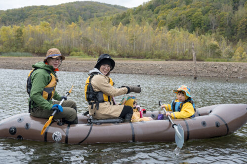 BLUENILEGEAR Nimbus EW tandem+に家族4人で乗る