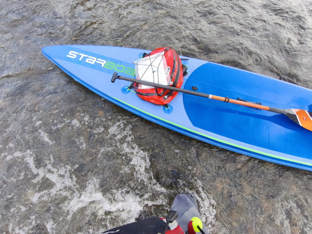 SUPでライニングダウン