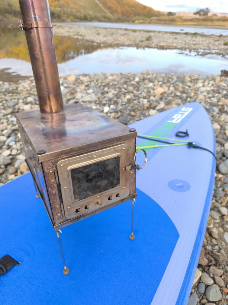 SUPと薪ストーブ