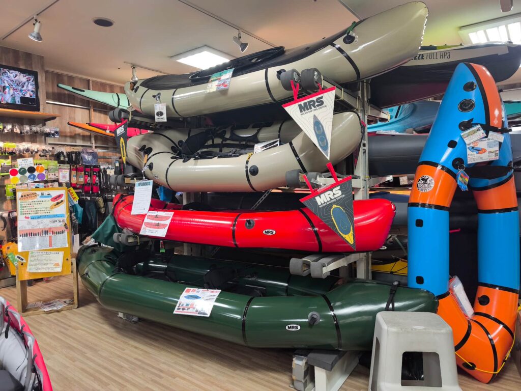 秀岳荘 パックラフト packaft 店内説明会