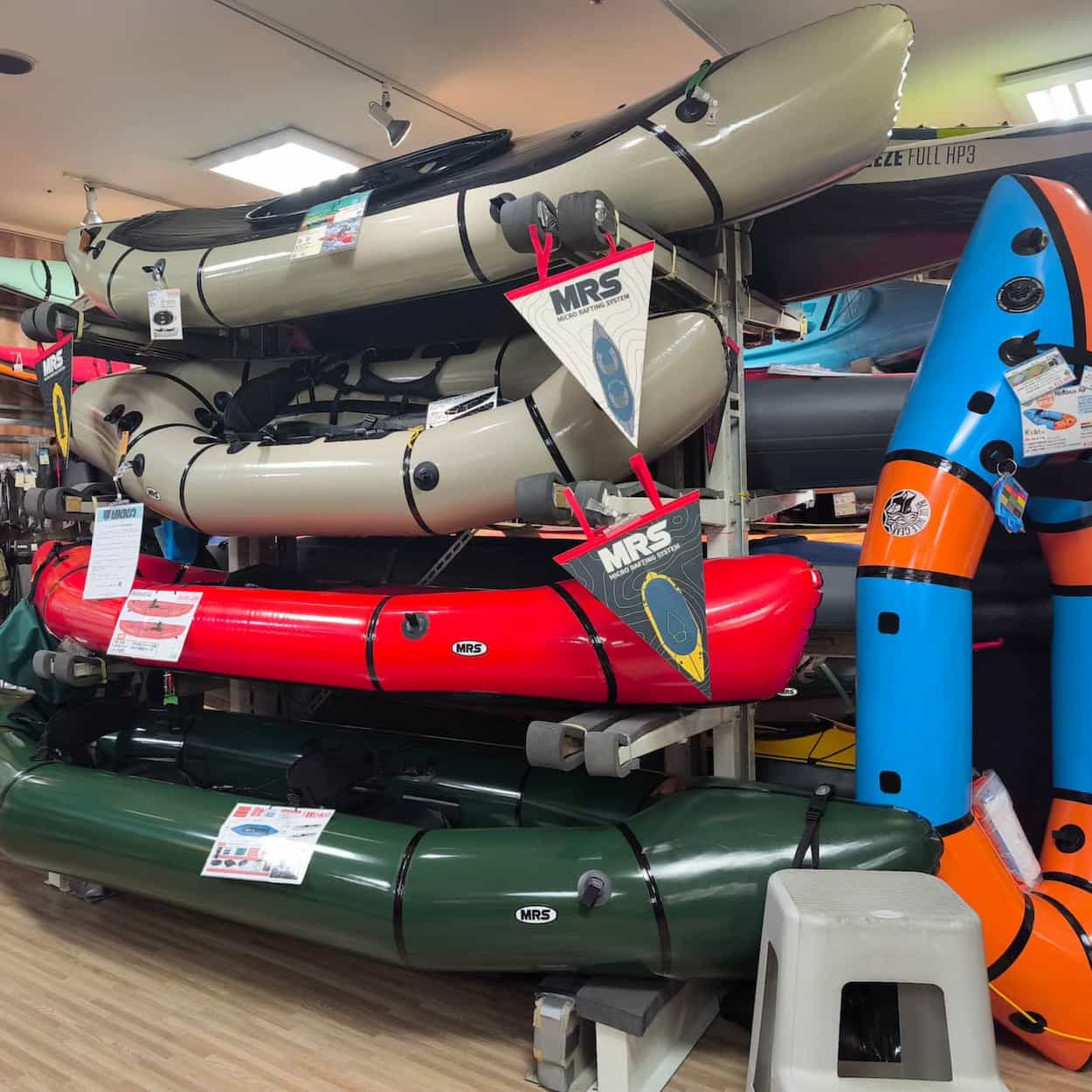 パックラフト店内説明会